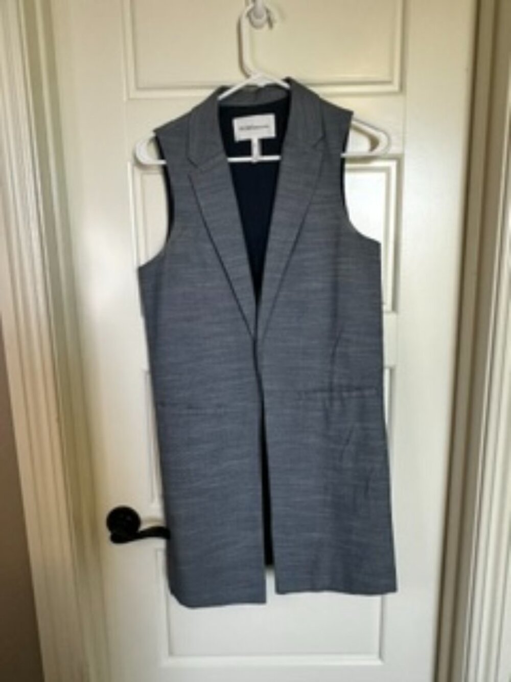 BCBG Long Sleeveless Vest